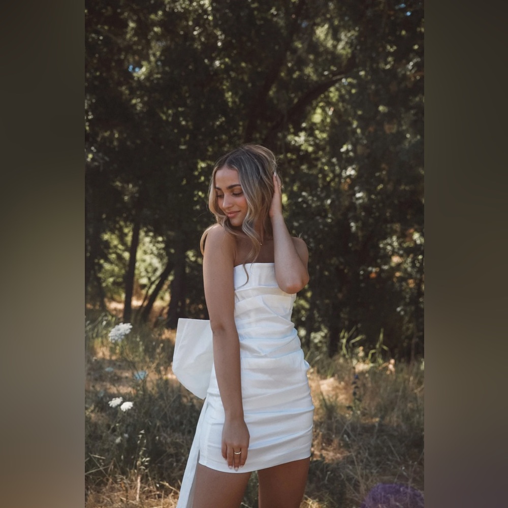I Do Bow Mini Dres